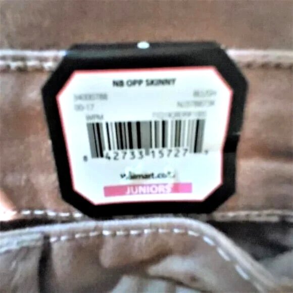 NO BOUNDARIES BLUSH (DUSTY ROSE) SKINNY JEANS SIZE 9 NWT - Picture 6 of 6